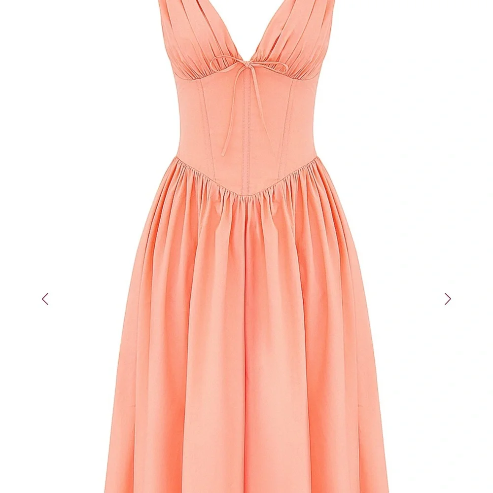 EMMELINA Sorbet Cotton Corset Sundress - Picture 2 of 6
